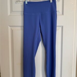 Blue High-Waisted Leggings